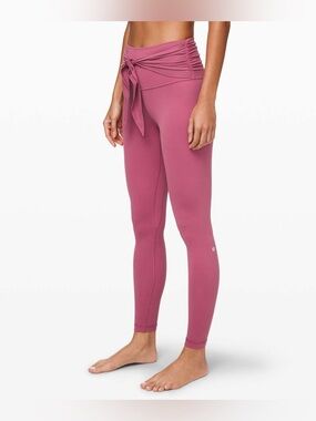 Lululemon Align Pant 28” Wrap Waist Moss Rose Size 4